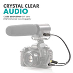 Movo MV-RC300 Line to Microphone Attenuator Cable for DSLRs