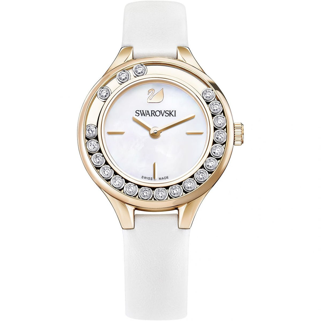 Swarovski Watch Lovely Crystals Rose Gold White