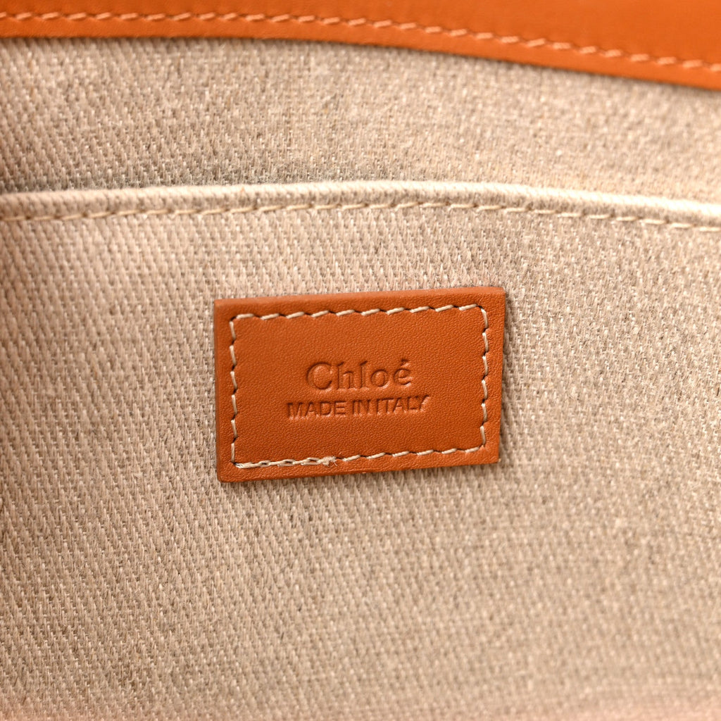 Calfskin Medium Woody Tote Caramel