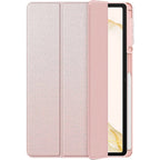 SAHARA - Folio Case for Samsung Galaxy Tab S8+ and Tab S7 FE - Clear/Pink