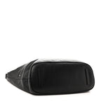 Calfskin Large Zip Nightingale  Black