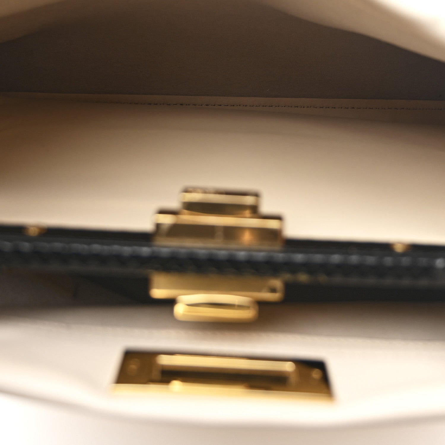 Vitello Seta Snakeskin Monster Eyes Medium Peekaboo Iconic Satchel  Amido Sand Black