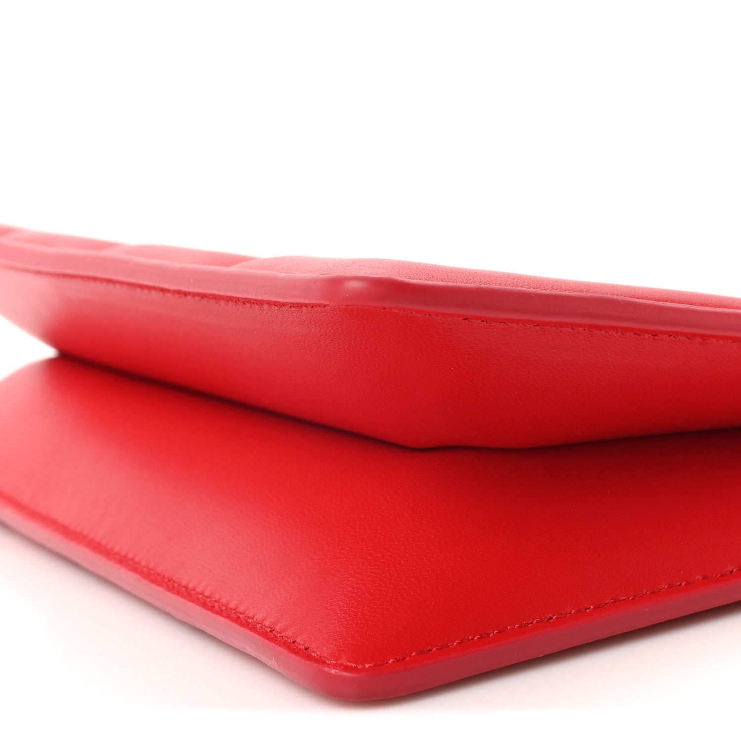 Calfskin Slash Pouch Welsh Red