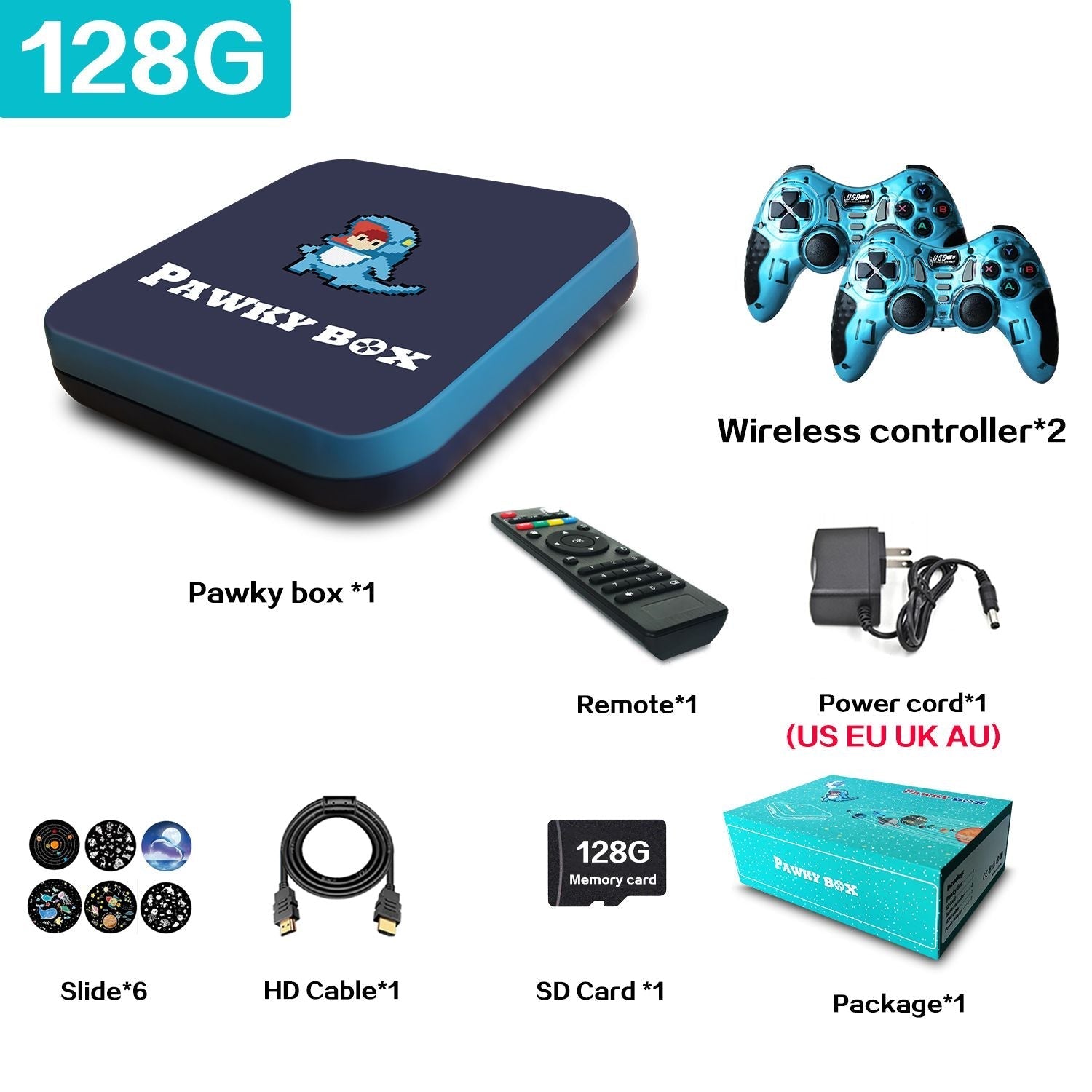 Game Console for PS1/DC/Naomi 41000+ Games Super Console WiFi Mini TV Kid Retro 4K Video Game Player