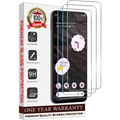 Entronix Clear Screen Protector Compatible with Galaxy A71 - 3-Piece Combo