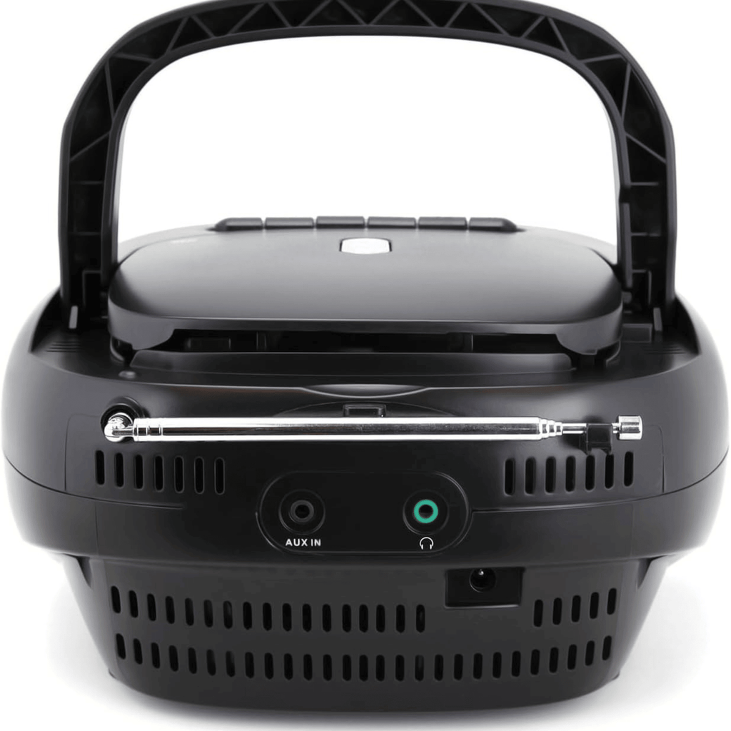 Portable CD/Cassette Boombox with AM/FM Radio