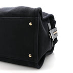 Mixed Fibers Large Deauville Bowling Bag  Black