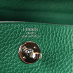 Taurillon Clemence Mini Lindy 20 Vert Vertigo