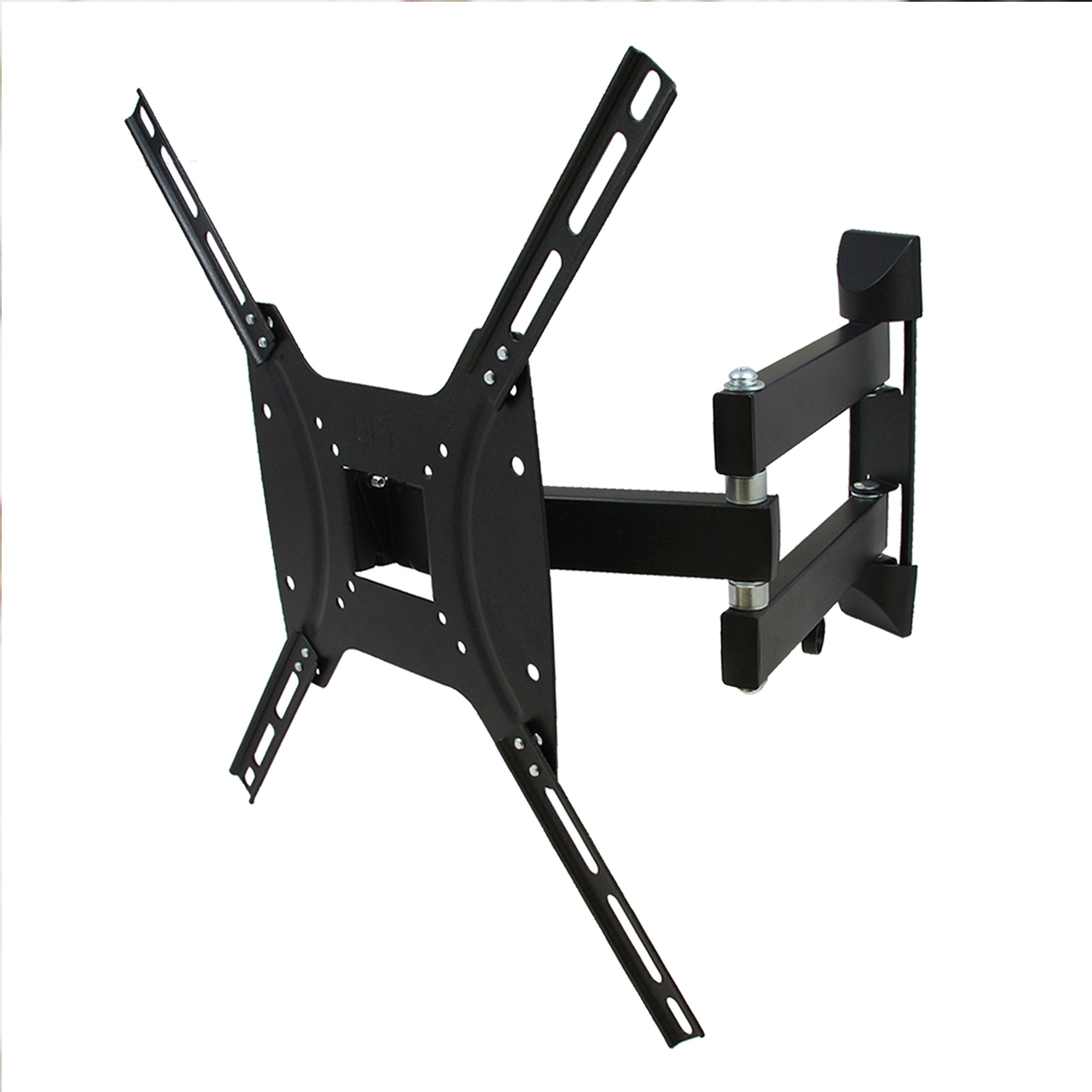Full Motion, Tilt and Swivel Single Stud Wall Mount for 26-55 Inch  LCD, LED, and Plasma Screens