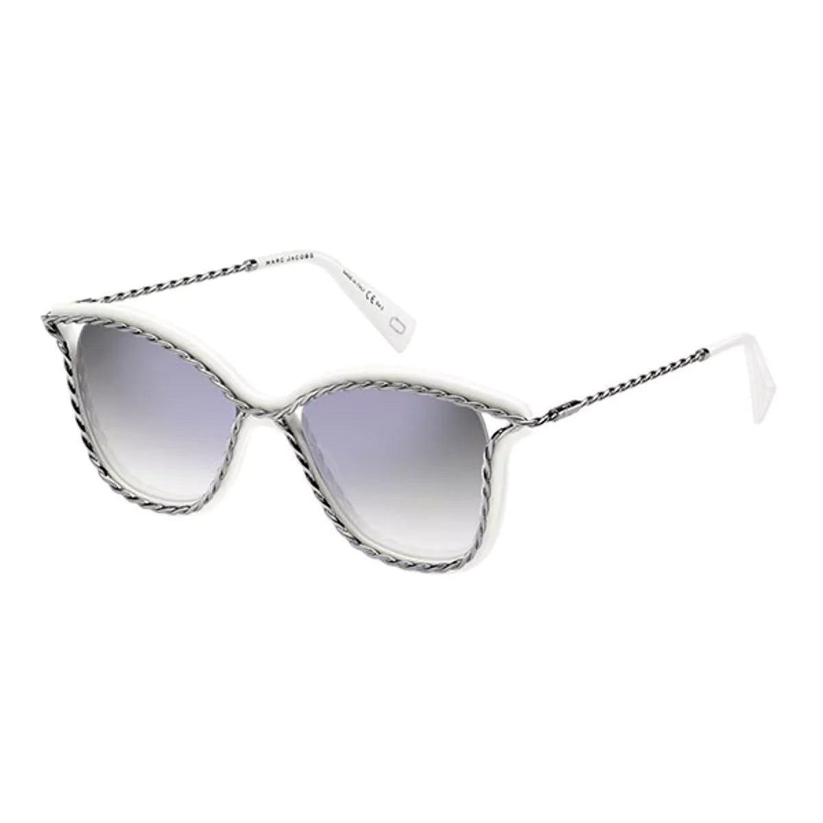 Marc Jacobs Women's Cat Eye Sunglasses White Grey