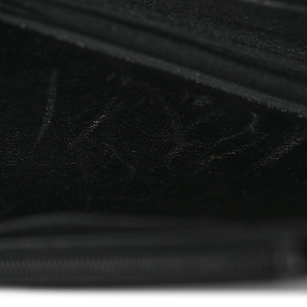 Aged Calfskin Quilted Reissue Wallet On Chain WOC Black