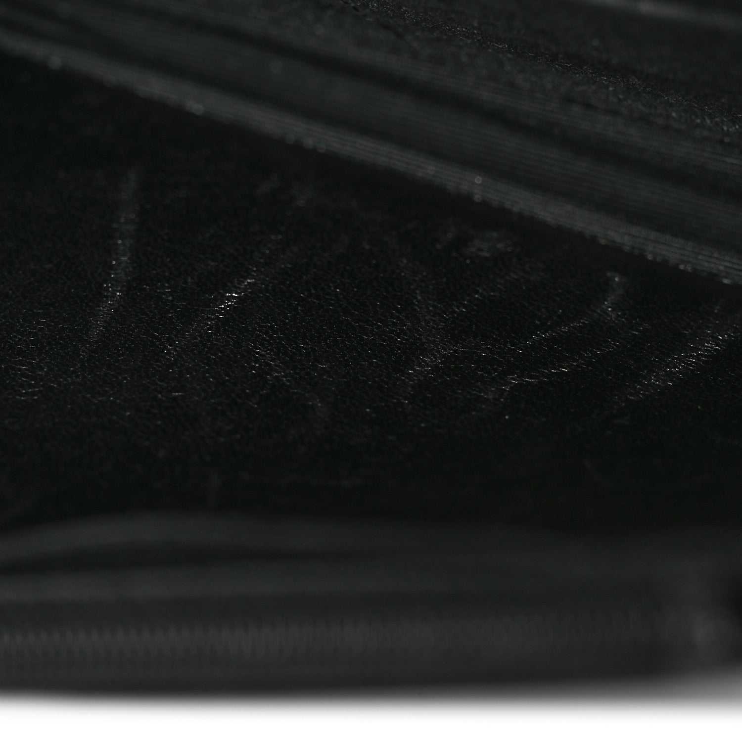 Aged Calfskin Quilted Reissue Wallet On Chain WOC Black
