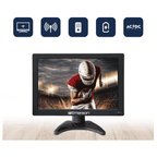 13.3" Portable Digital TV with 12V DC Car Adapter and Rechargeable Battery