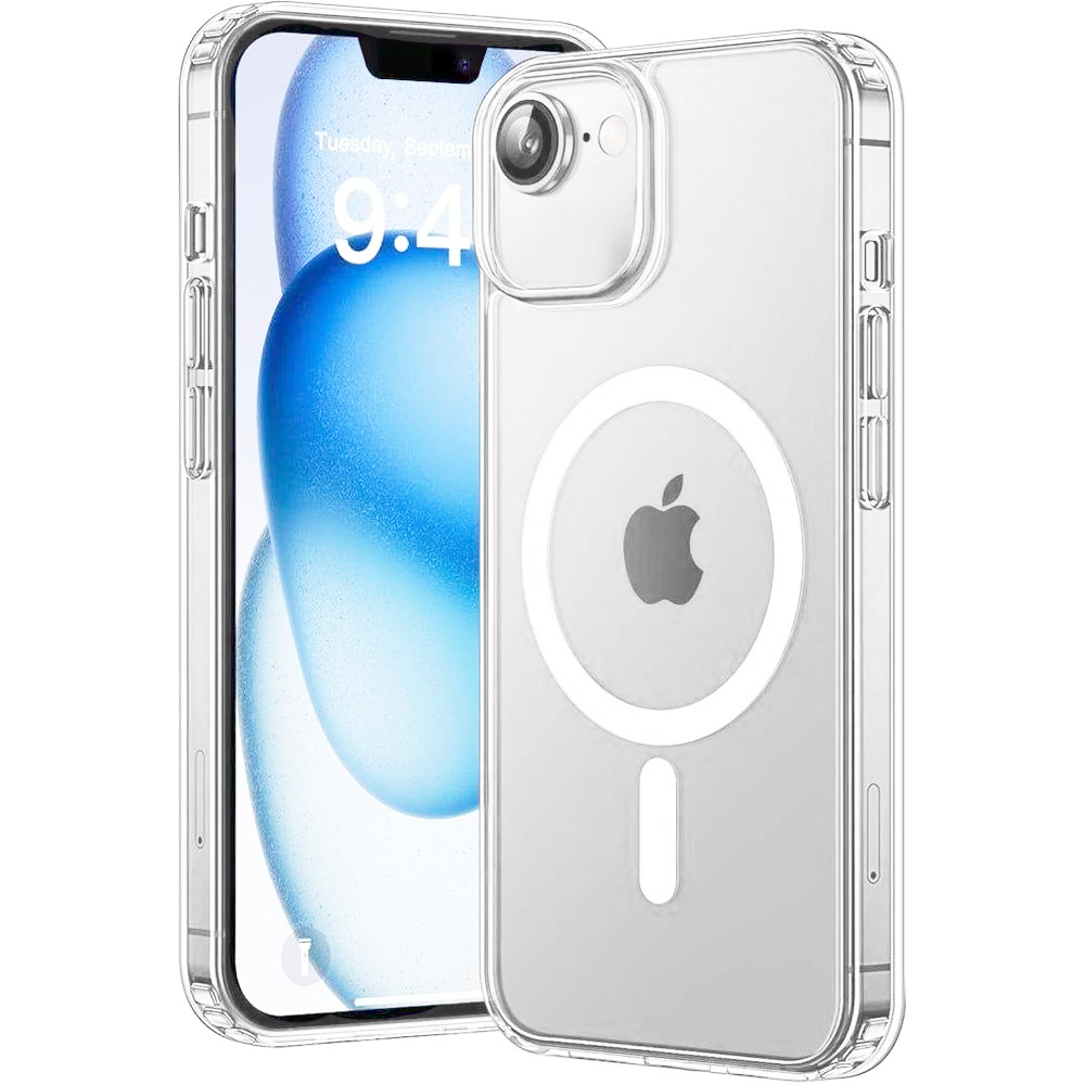 [DIS] Entronix [Magnetic] Case Compatible with iPhone 17e - [Hard Back] Clear Cover