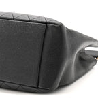 Caviar Quilted Grand Shopping Tote GST Black
