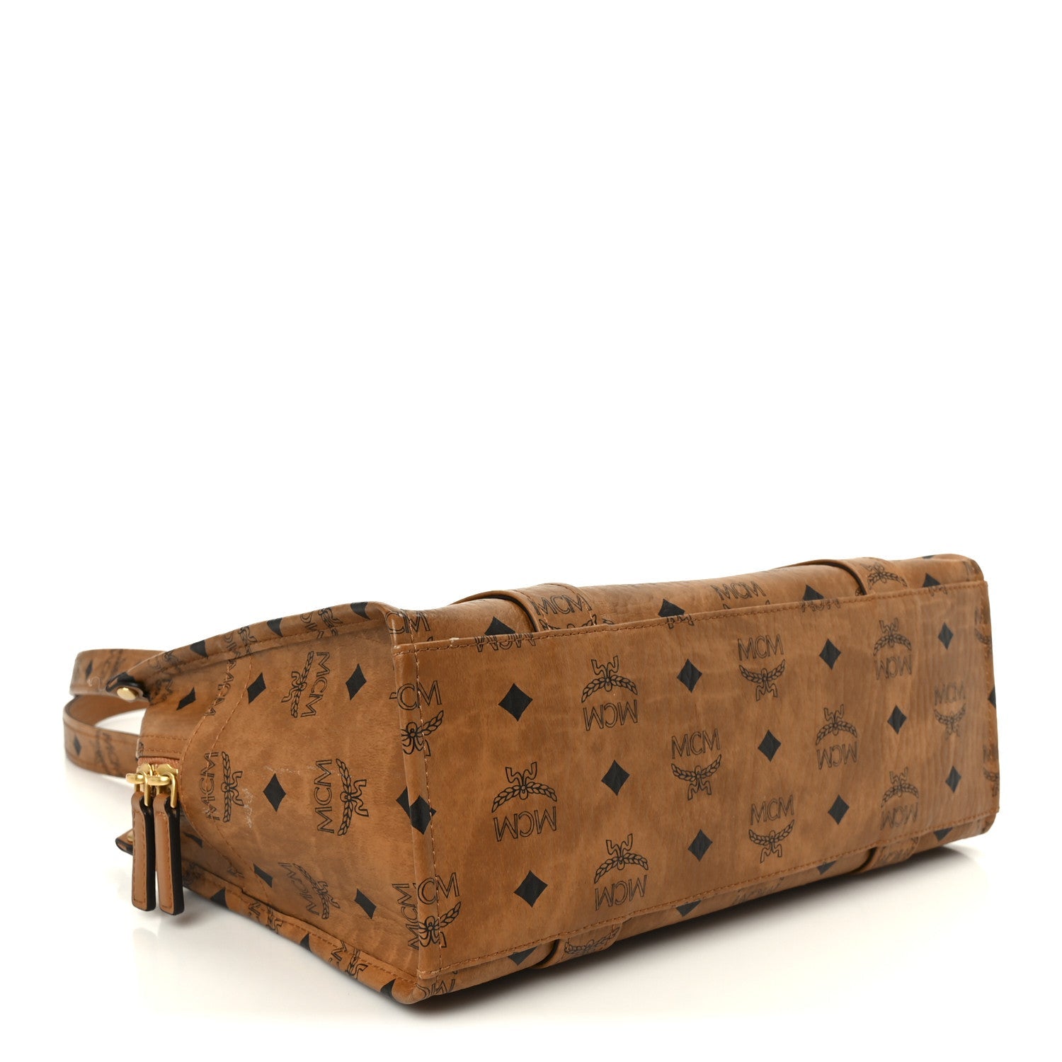 Visetos Aren Small School Bag Tote Cognac