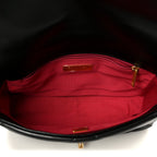 Lambskin Quilted Medium Chanel 19 Flap Black