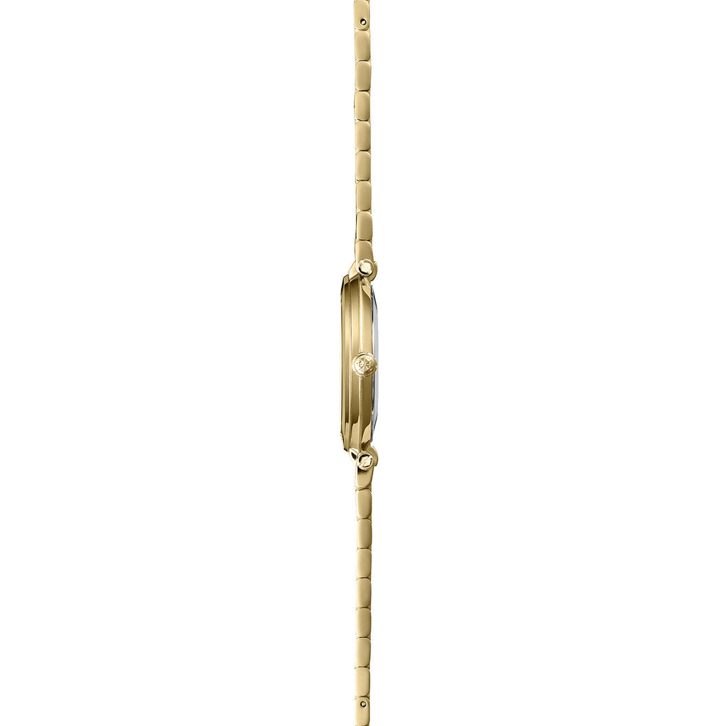 Herbelin Newport Slim Ladies White Mother of Pearl Gold Watch