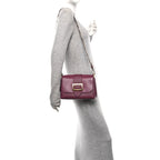 Soft Grain Calfskin Small Medley Crossbody Dark Plum