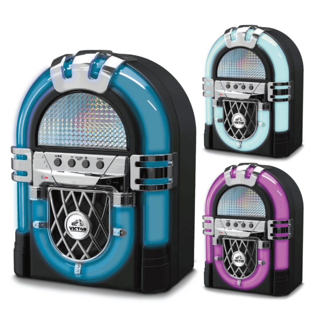 Mini Bluetooth Jukebox with Multicolor LED Lighting