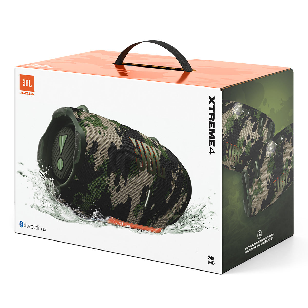 JBL Xtreme 4 Portable Waterproof Bluetooth Speaker (Camo)