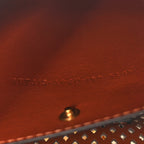 Vitello Liberty Glossy Lambskin F is Fendi Perforated Kan U Shoulder Bag White Ice Rust Maya