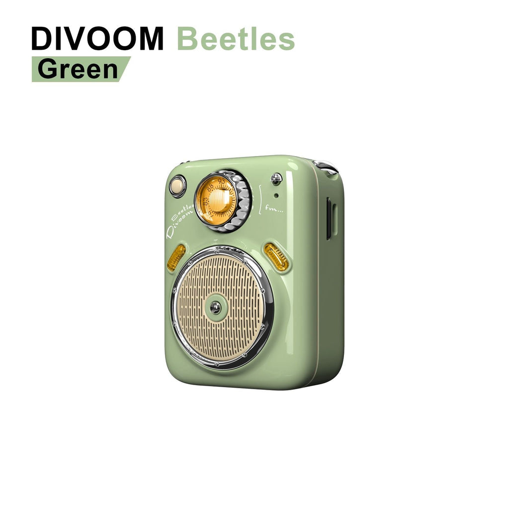 Mini Bluetooth Speaker with FM Radio; Cute Portable Outdoor Wireless Speaker ; Long Battery Life Support TF Card