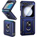 Entronix Case Compatible with Galaxy Z Flip 6 - Dual-Layer Guard Gripstand