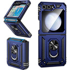 Entronix Case Compatible with Galaxy Z Flip 6 - Dual-Layer Guard Gripstand