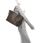 Monogram Calfskin Neo Neverfull Inside Out MM Black