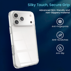 Entronix Case Compatible with iPhone 17 Pro - [Flexible] TPU Clear