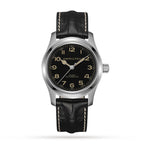 Khaki Field Murph Auto | 42mm, Leather Stap, Black Dial