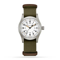 Khaki Field Mechanical | 38mm, Steel, Green NATO Strap