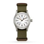 Khaki Field Mechanical | 38mm, Steel, Green NATO Strap