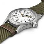 Khaki Field Mechanical | 38mm, Steel, Green NATO Strap
