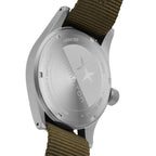 Khaki Field Mechanical | 38mm, Steel, Green NATO Strap