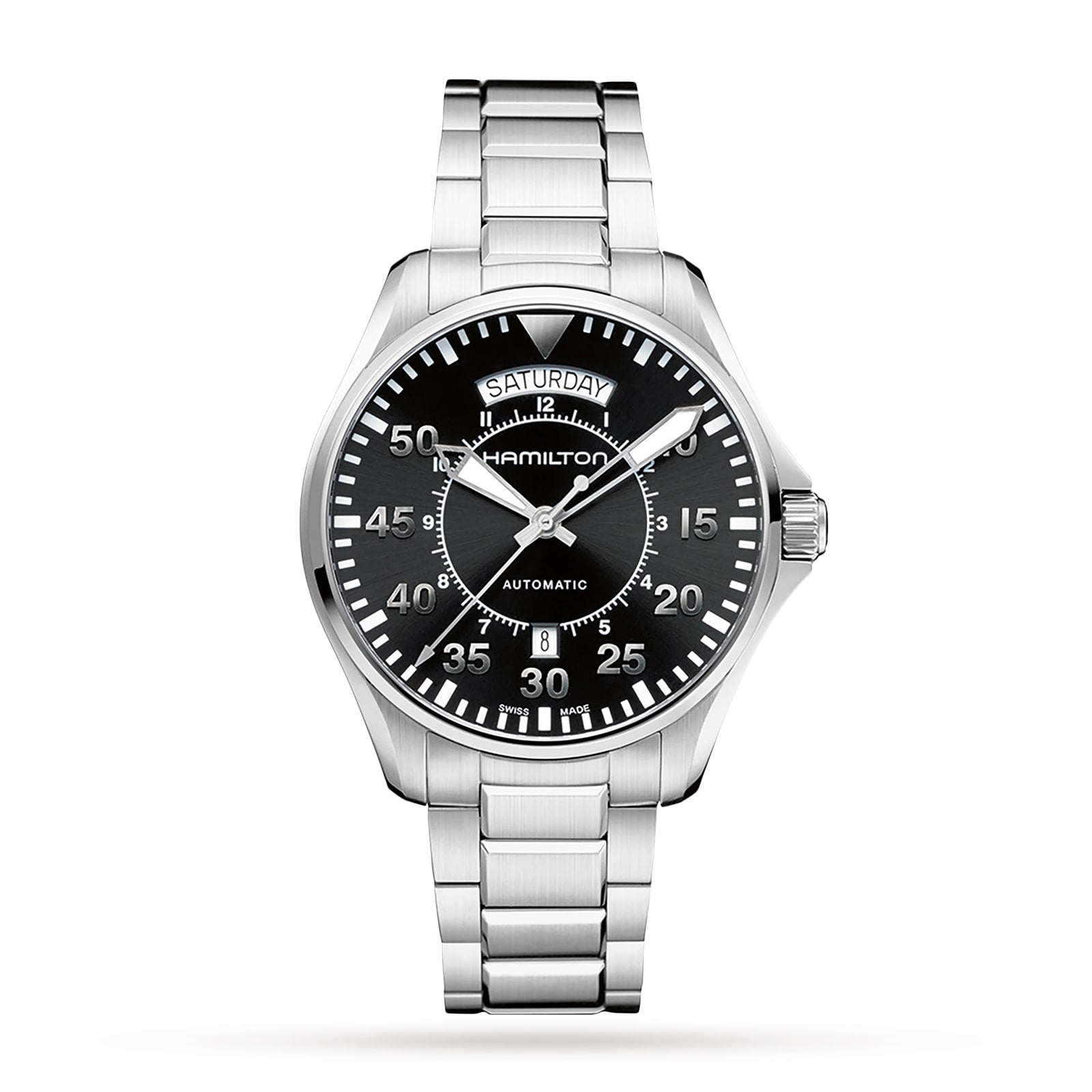 Khaki Aviation Pilot Day Date Auto