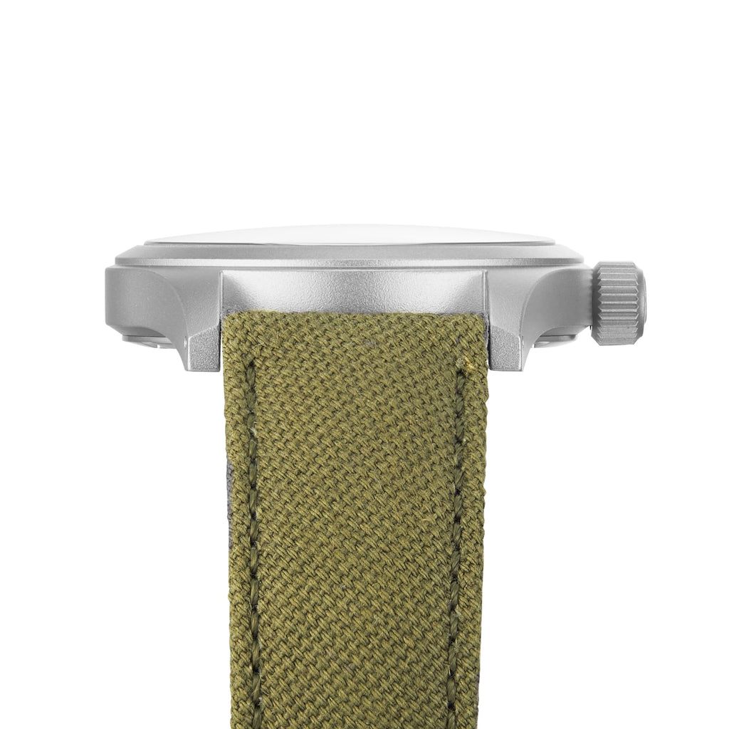 Khaki Field Mechanical | 38mm, Handwinding, Steel, Canvas