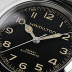 Khaki Field Murph 38mm | 38mm, Leather, Black Dial