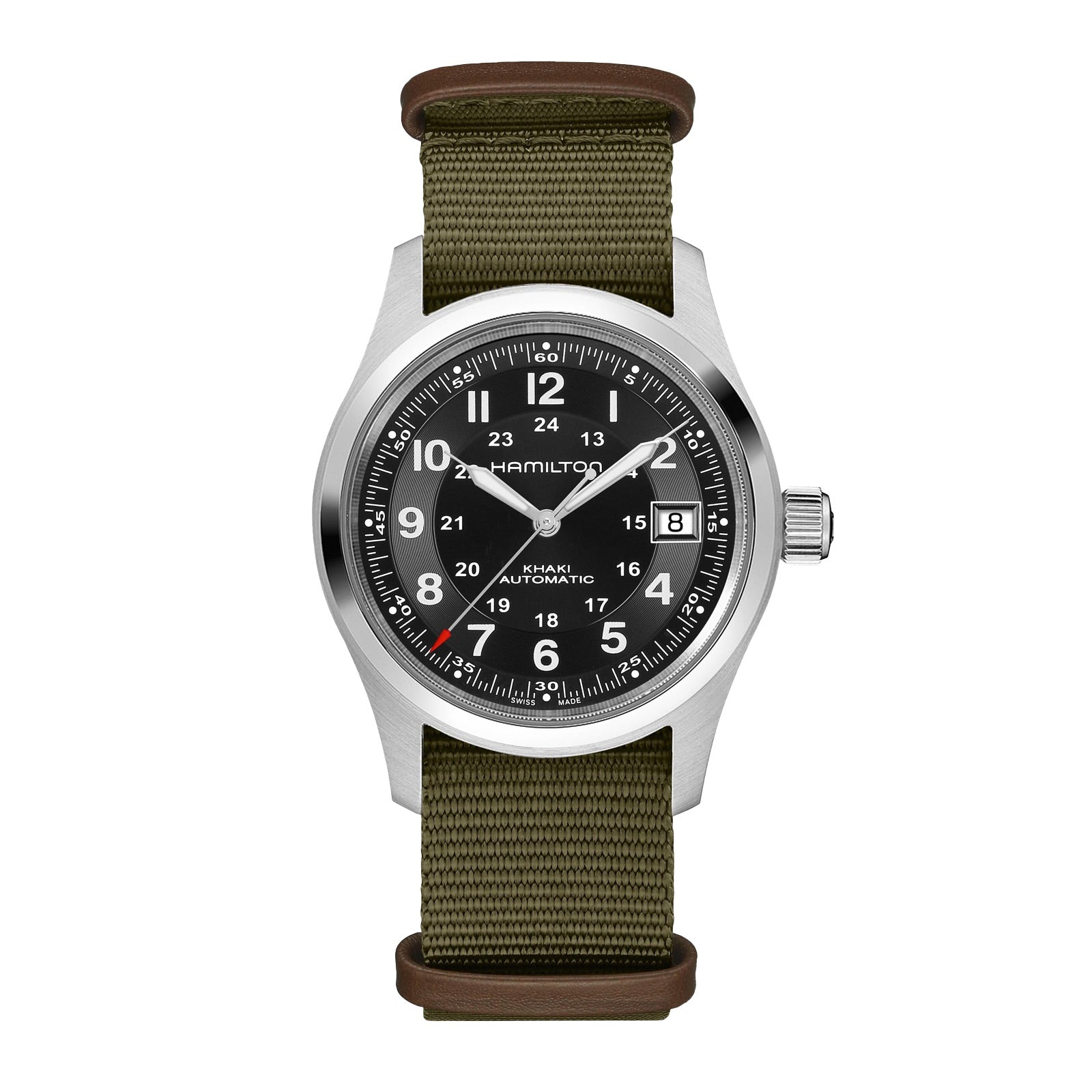 Hamilton x Call of Duty Black Ops 7 | 38mm, Green Fabric Strap, Black Dial