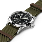 Hamilton x Call of Duty Black Ops 7 | 38mm, Green Fabric Strap, Black Dial