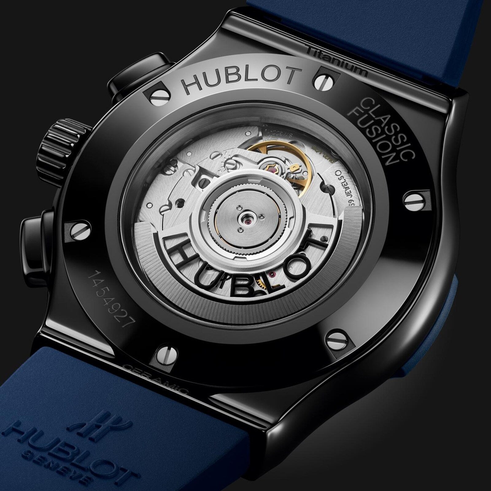 Classic Fusion Ceramic Blue Chronograph