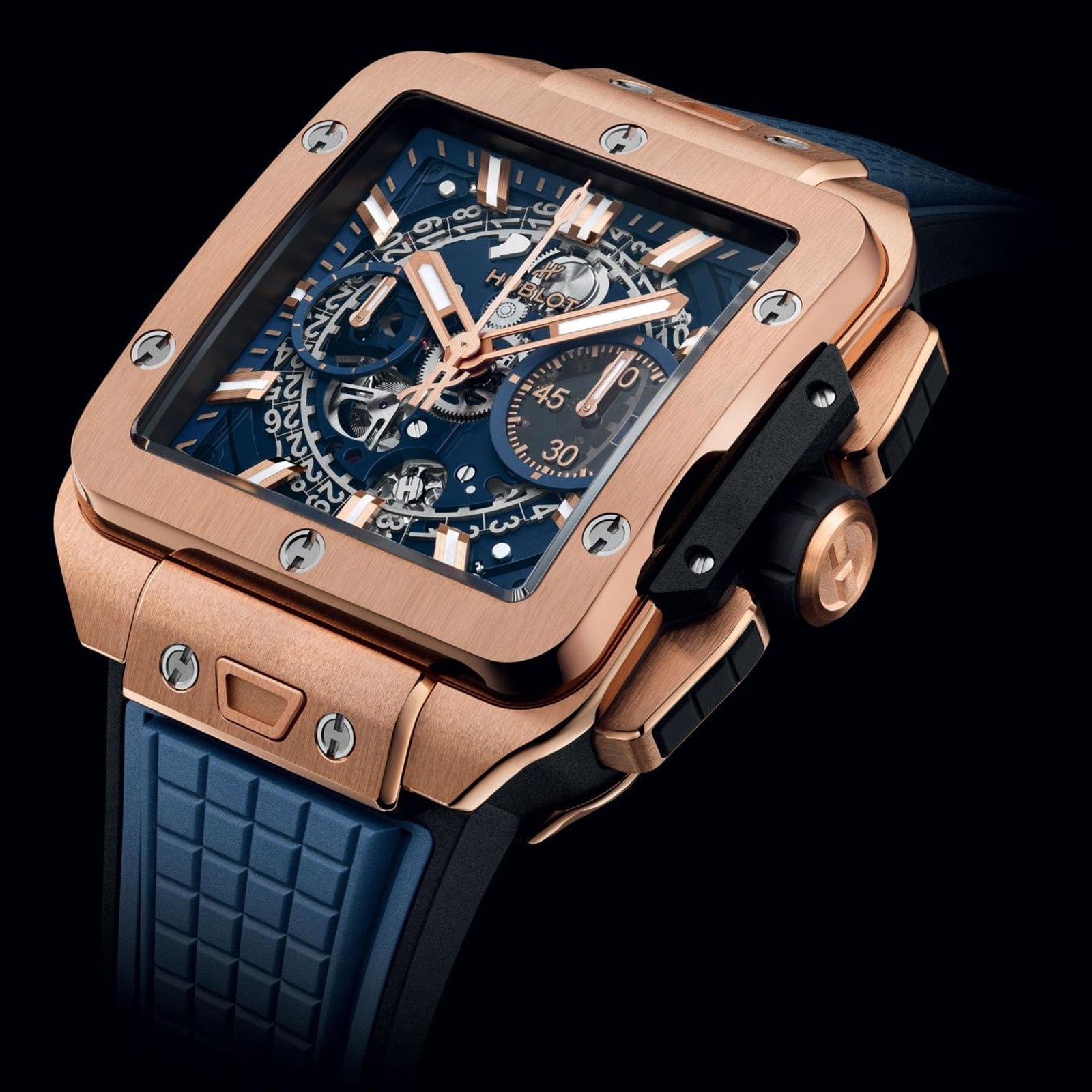 Square Bang Unico King Gold Blue
