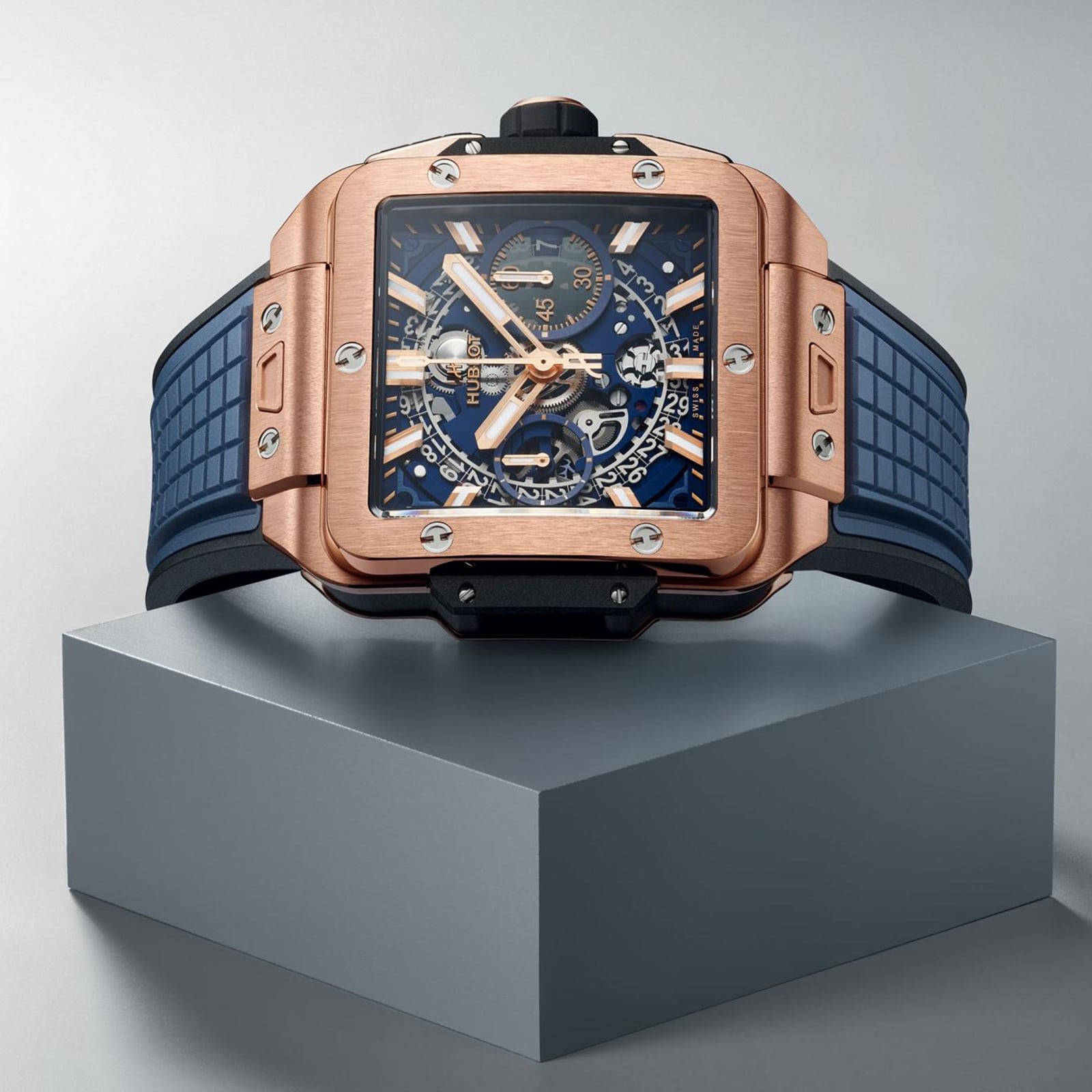 Square Bang Unico King Gold Blue