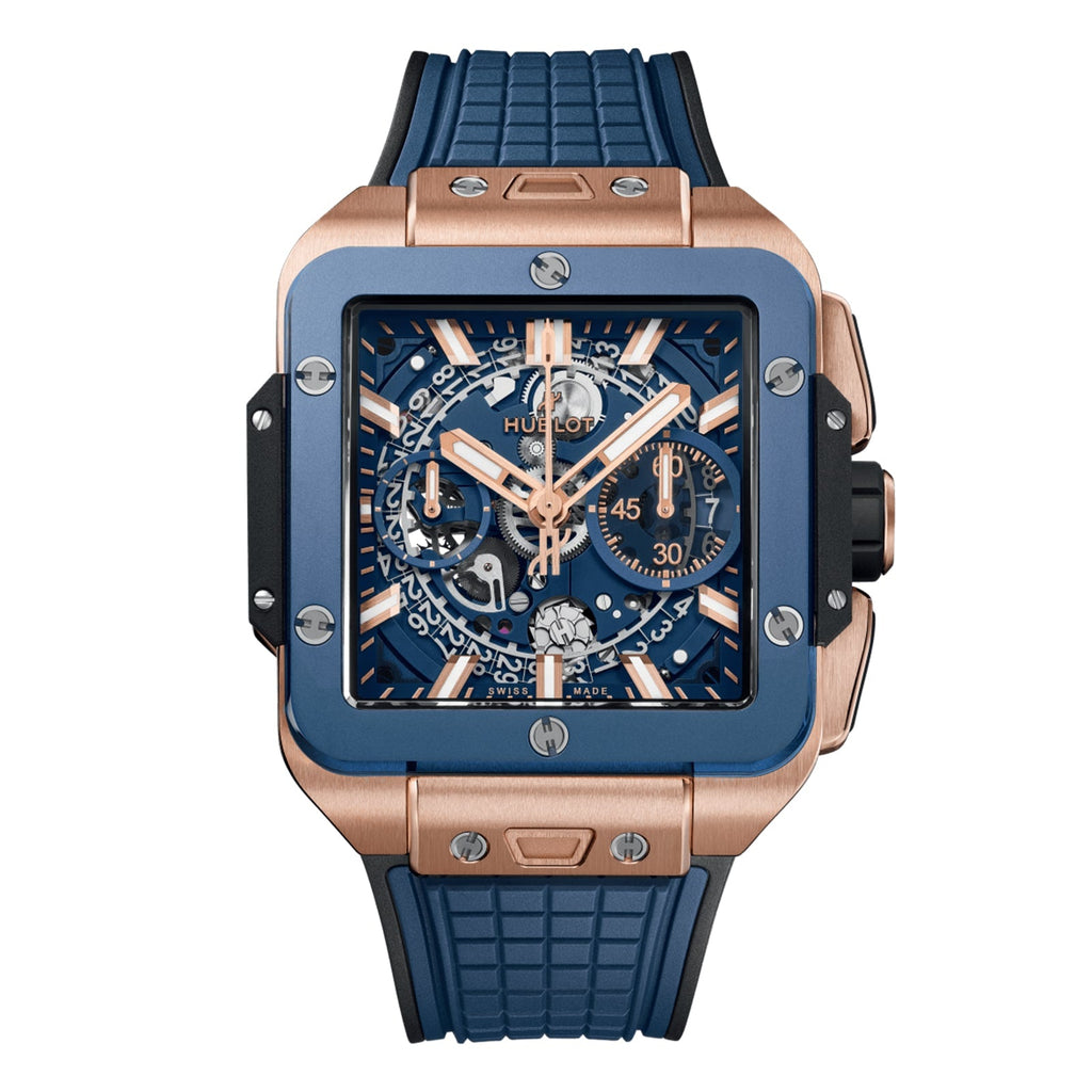 Square Bang Unico King Gold Blue Ceramic