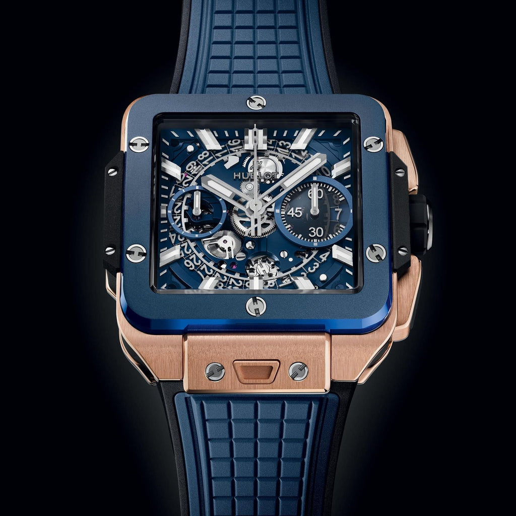 Square Bang Unico King Gold Blue Ceramic