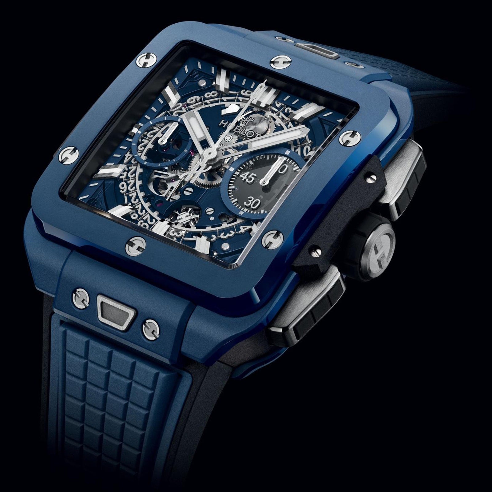 Square Bang Unico Blue Ceramic