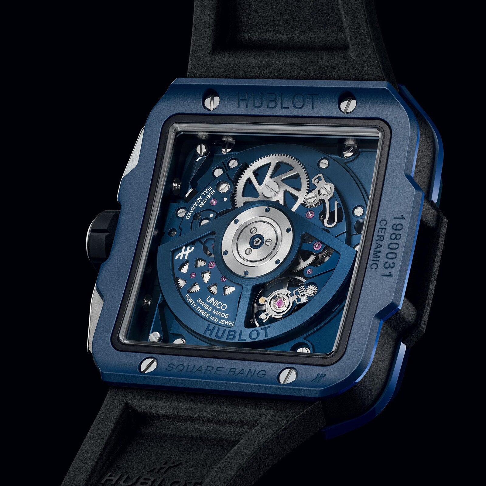 Square Bang Unico Blue Ceramic