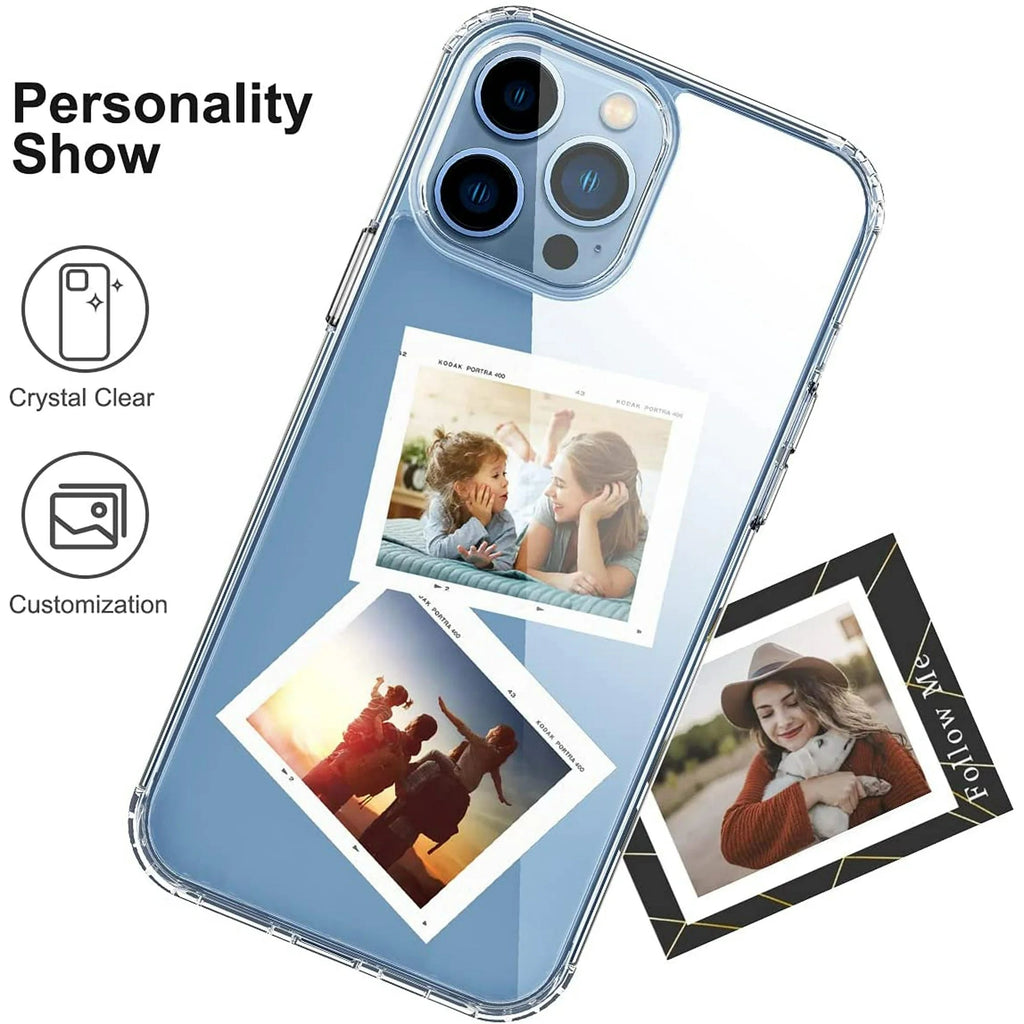 Entronix Case Compatible with iPhone 13 Pro Max - [Hard Back] Slim Clear