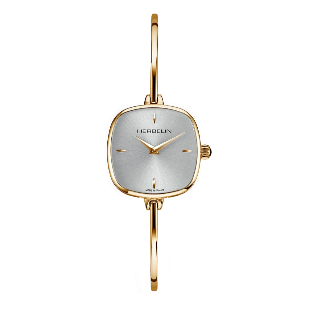 Herbelin Fil Bangle Gold Silver Ladies Watch